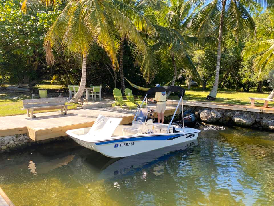 Private Lagoon with Mako Skiff